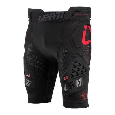 LEATT Impact Shorts 3DF 5.0 Protective Shorts, Size L, Black