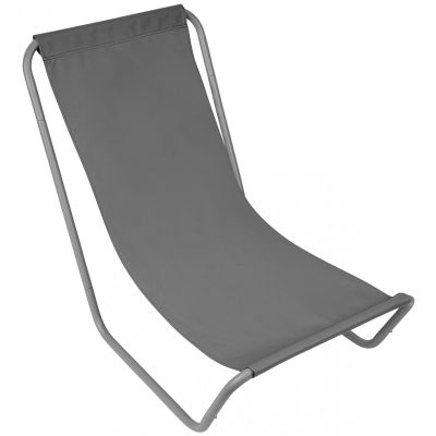 16. FOLDABLE GARDEN AND BEACH CHAIR AND BAG GREY ENERO CAMP