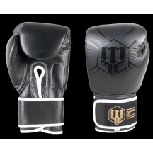 Leather boxing gloves MASTERS RBT-BLACK/BLACK 018054-1001