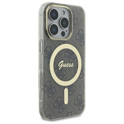 3. Guess IML 4G MagSafe case for iPhone 16 Pro - brown