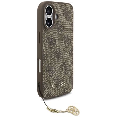 3. Guess 4G Charms Collection MagSafe case for iPhone 17 - brown