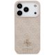3. Guess 4G Small Classic Logo MagSafe Case for iPhone 18 Pro / 17 Pro - Pink