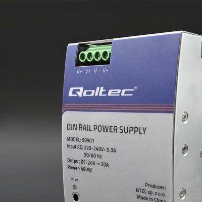 6. Industrial DIN rail power supply | 480W | 24V | 20A