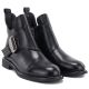 4. Black women’s leather ankle boots Artiker 59C1200