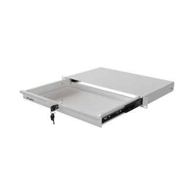 7. LANBERG DRAWER FOR 19" CABINETS 1U 270MM GRAY