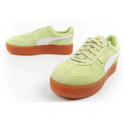 8. Puma women's shoes sports sneakers Palermo platform fashionable green