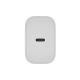 5. NATEC RIBERA 1X USB-C 20W WALL CHARGER WHITE