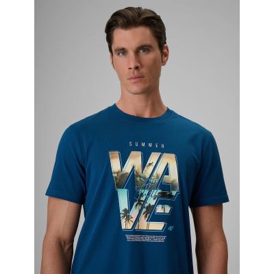 4. Men's regular printed T-shirt 4F 4FRSS26TTSHM4306-46S