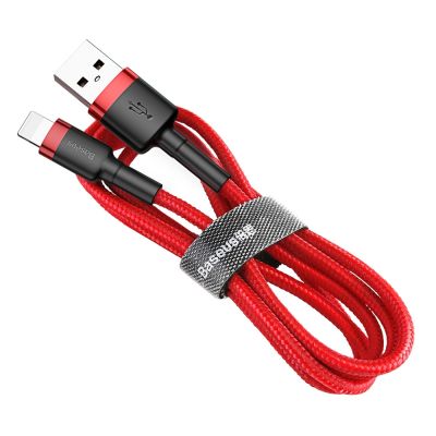 2. Baseus Cafule USB-A / Lightning 2.4A QC 3.0 cable 0.5 m - red