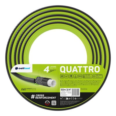 4. Quattro garden hose 3/4" 50m 10-073 CELLFAST