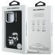 8. Karl Lagerfeld Silicone Karl&Choupette Sketch MagSafe Case for iPhone 16 Pro Max - Black