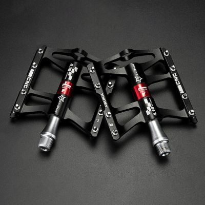 7. Rockbros JT410 4.10 4 Bearing Bicycle Pedals - Black