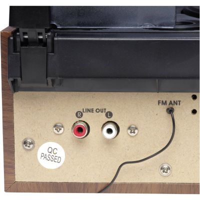 6. Denver VPR-190MK2 retro record player with radio and built-in speakers