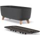 13. GRACIA CASE FLOWER POT 39x19.5cm ANTHRACITE