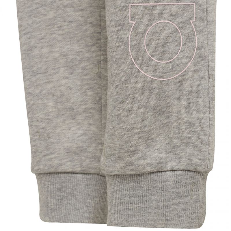 5. adidas Essentials Logo Gray Kids' Pants GS4304