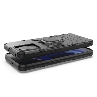 3. Ring Armor armored hybrid case cover + magnetic holder for OnePlus Ace black