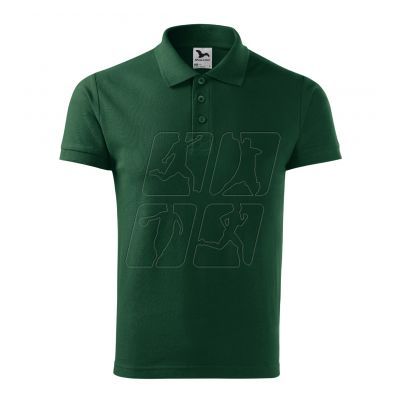 2. Malfini Cotton Heavy M MLI-215D3 polo shirt dark green
