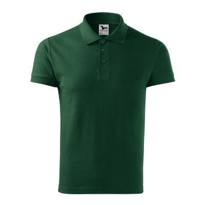 2. Malfini Cotton Heavy M MLI-215D3 dark green polo shirt