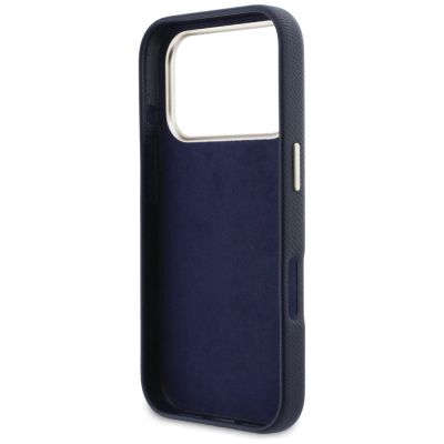 7. Guess FW Resin Logo Case for iPhone 17 Pro - Blue