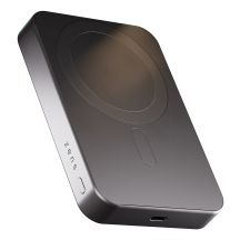 ZENS Slim Qi2 Aluminum Powerbank - 10000 mAh magnetic powerbank compatible with MagSafe and Qi2 (black)