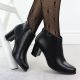 5. Jezzi ASA125-36 classic women's ankle boots with a block heel