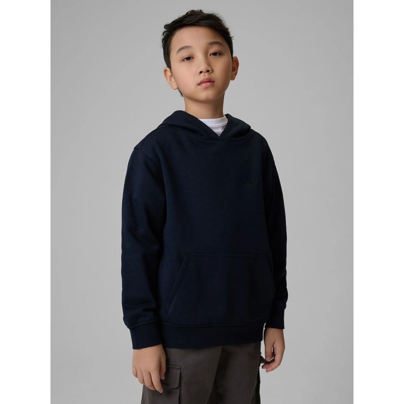 10. Boy's sweatshirt with hood, open, 4F 4FJWMM00TSWSM1860-31S