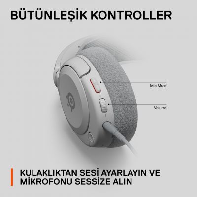 11. SteelSeries Arctis Nova 1P Headphones, Gray