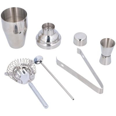 6. BARTENDER SET 5 PIECES DRINK SHAKER ALPINA TONGUE