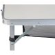 26. FOLDABLE CAMPING TABLE 120x60x70/62/55CM 4 CHAIRS AND SHELF