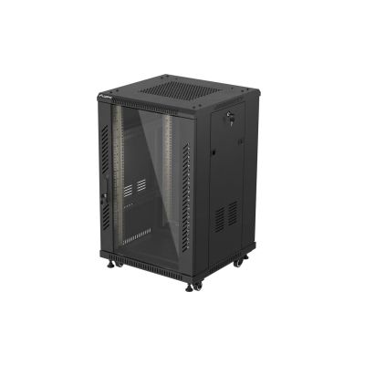 LANBERG FLOOR CABINET 19" 18U 600X600 BLACK