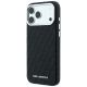 2. Karl Lagerfeld Grained Allover Logo Metal Elongated MagSafe Case for iPhone 17 Pro / 18 Pro - Black