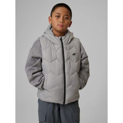 Boy's vest with synthetic filling 4F 4FJRSS26TVJAM352-25S