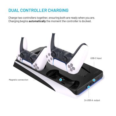 4. FIXED FIXPS5-MCS-BW Game Console Part/Accessory Docking Station
