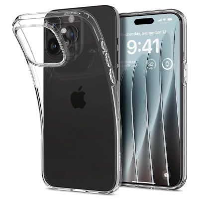 3. Spigen Crystal Flex Case for iPhone 15 Pro Max - Clear