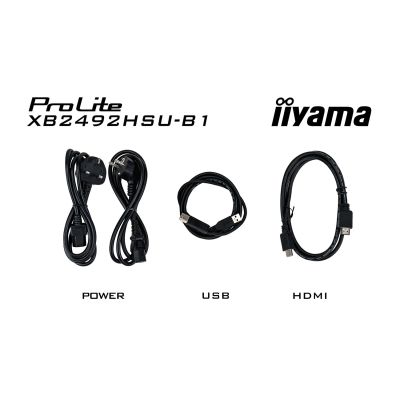28. iiyama ProLite 24-inch Full HD IPS panel with narrow bezels, energy class B, adjustable height