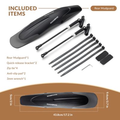 2. Rockbros FK-899 Rear Bicycle Mudguard