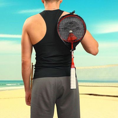 10. BADMINTON SET IN RED ORANGE ENERO 105 CASE