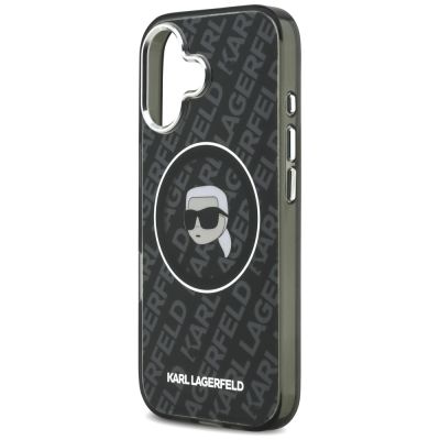 6. Karl Lagerfeld IML Karl Head Logo MagSafe Case for iPhone 17 - Black