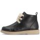 9. Women's leather ankle boots, black Rieker 71100-00
