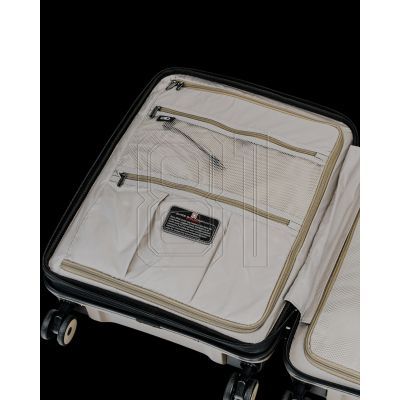 8. SwissBags Echo 55 cm 17782 champagne cabin suitcase