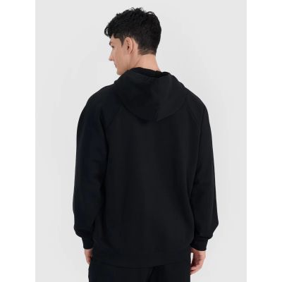 5. Men's sweatshirt with hood, open, 4F 4FRSS25TSWSM2111-20S