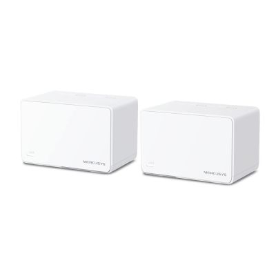 5. Mercusys Halo H80X System (2-pack) Dual-band (2.4 GHz/5 GHz) Wi-Fi 6 (802.11ax) White 3 Internal