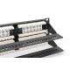 2. Digitus Patch Panel 19'' 48x RJ45, LSA vertical, cat.6, unshielded, 2U, black, cable guide, labeling fields