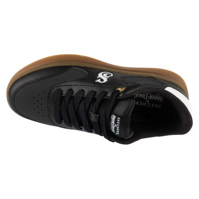 3. Skechers Duraleather Lace Up Snoop Cupsole Sneaker 251200-BKW Black 40