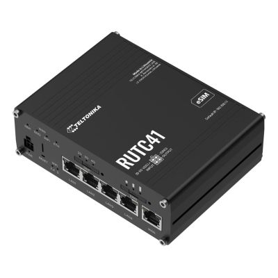 6. Teltonika RUTC41 Wireless Router Gigabit Ethernet Dual-band (2.4 GHz/5 GHz) 5G Black