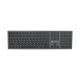 NATEC Dolphin CZ/SK Wireless Bluetooth + 2.4GHz X-Scissors Aluminum Slim Keyboard