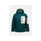 Men's down jacket PEAK PERFORMANCE M Helium Utility Down Hood Jacket color green