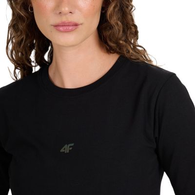 4. Women's T-shirt 4F F2971 deep black 4FWAW25TTSHF2971 20S