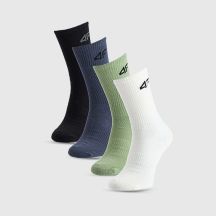 Boys' casual ankle socks (4-pack) 4F 4FJWAW25USOCM390-90S