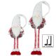 3. GNOME ON TELESCOPIC LEGS WHITE 80-115CM